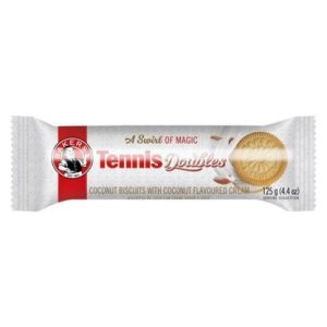 BAKERS MINI CREAM TENNIS BISCUIT 125G